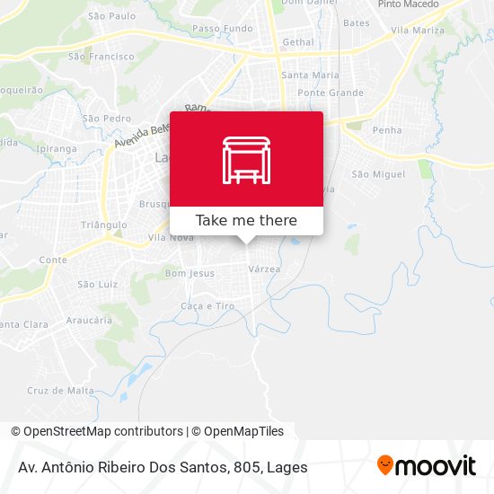 Av. Antônio Ribeiro Dos Santos, 805 map