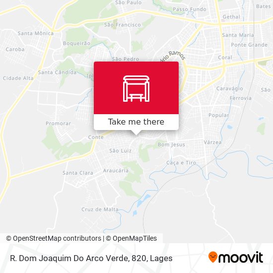 R. Dom Joaquim Do Arco Verde, 820 map