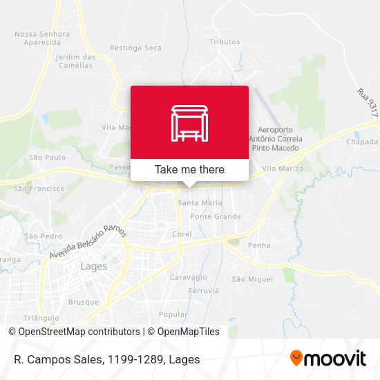 R. Campos Sales, 1199-1289 map