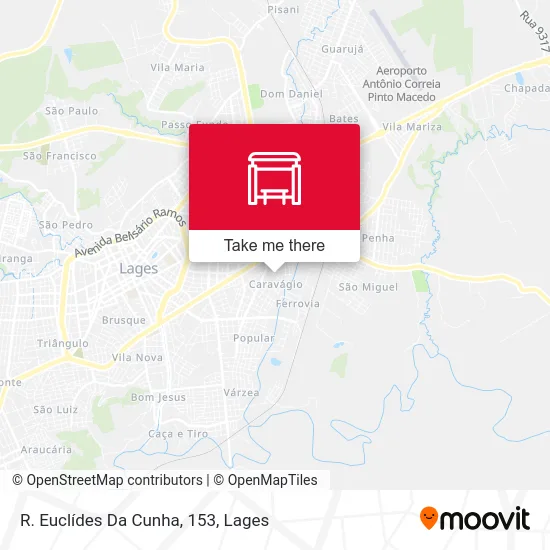 R. Euclídes Da Cunha, 153 map