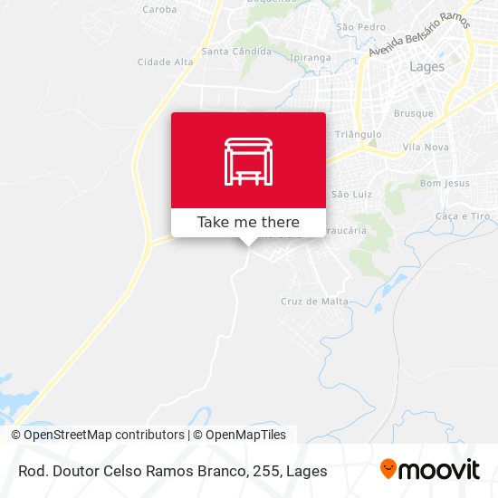 Rod. Doutor Celso Ramos Branco, 255 map