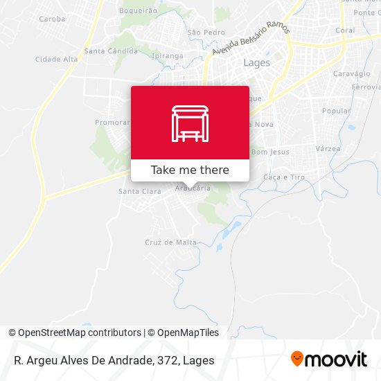R. Argeu Alves De Andrade, 372 map