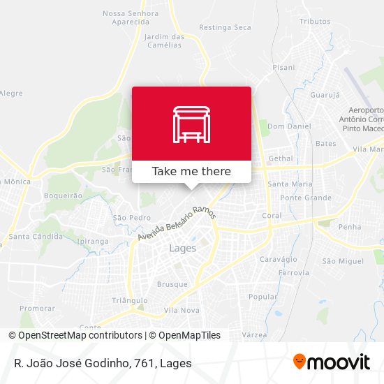 R. João José Godinho, 761 map