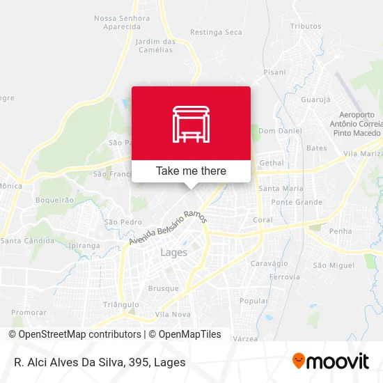 R. Alci Alves Da Silva, 395 map