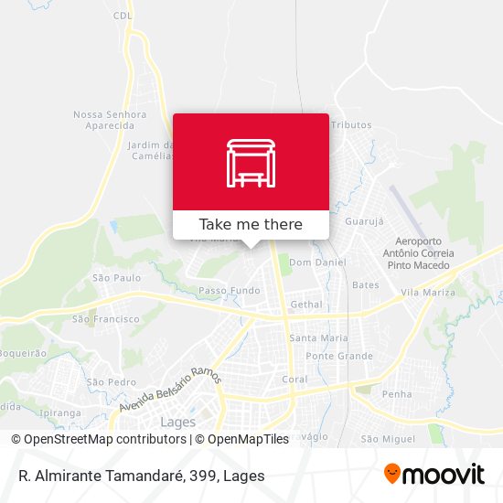 R. Almirante Tamandaré, 399 map