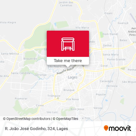 R. João José Godinho, 324 map