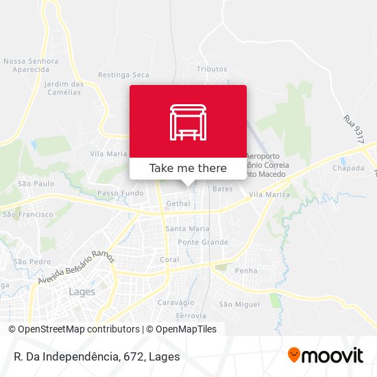 R. Da Independência, 672 map