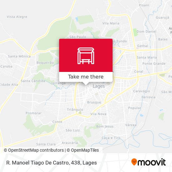 R. Manoel Tiago De Castro, 438 map
