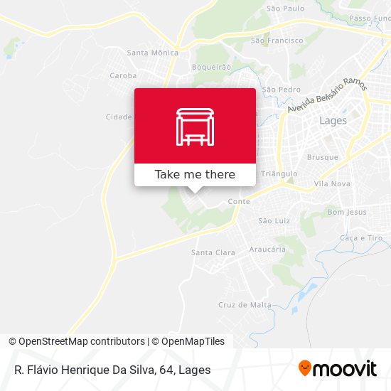 R. Flávio Henrique Da Silva, 64 map