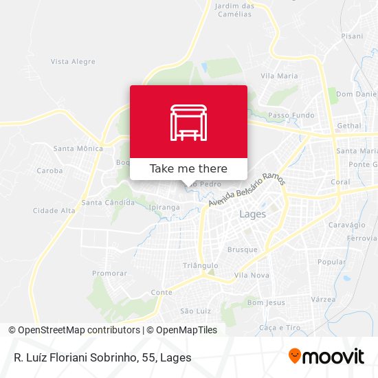 R. Luíz Floriani Sobrinho, 55 map