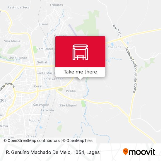 R. Genuíno Machado De Melo, 1054 map