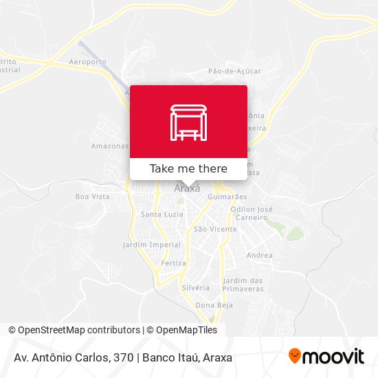 Mapa Av. Antônio Carlos, 370 | Banco Itaú