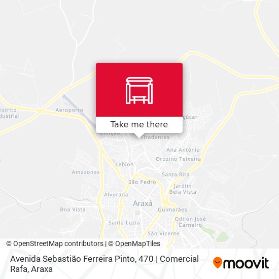 Mapa Avenida Sebastião Ferreira Pinto, 470 | Comercial Rafa