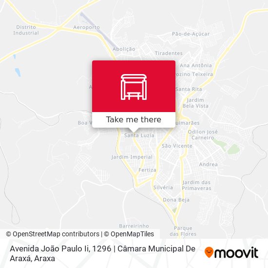 Avenida João Paulo Ii, 1296 | Câmara Municipal De Araxá map