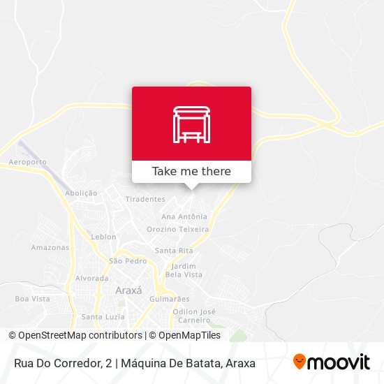 Mapa Rua Do Corredor, 2 | Máquina De Batata