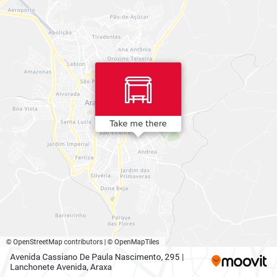 Avenida Cassiano De Paula Nascimento, 295 | Lanchonete Avenida map