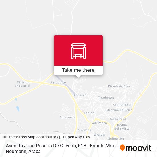 Mapa Avenida José Passos De Oliveira, 618 | Escola Max Neumann