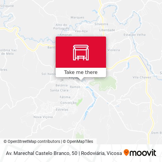 Av. Marechal Castelo Branco, 50 | Rodoviária map