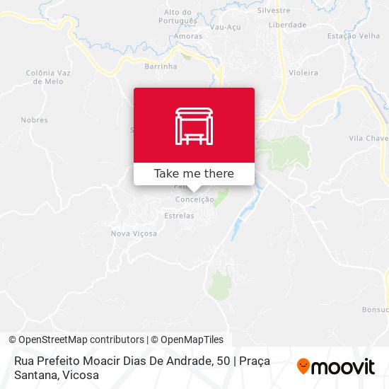 Mapa Rua Prefeito Moacir Dias De Andrade, 50 | Praça Santana