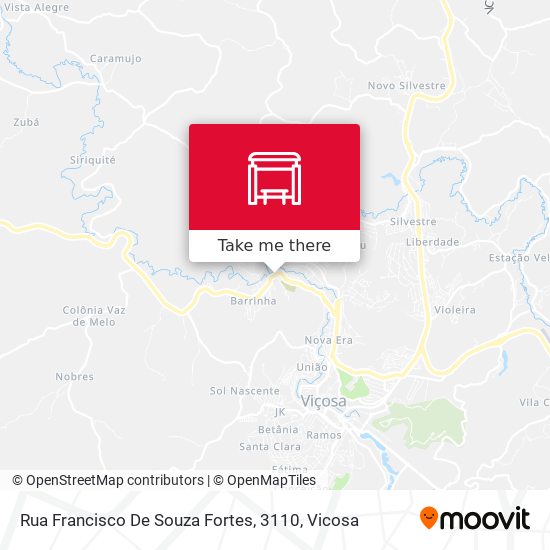 Rua Francisco De Souza Fortes, 3110 map