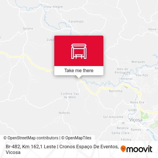 Br-482, Km 162,1 Leste | Cronos Espaço De Eventos map