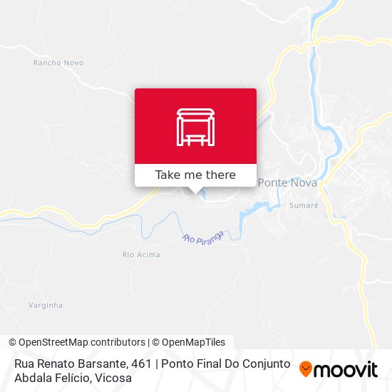 Mapa Rua Renato Barsante, 461 | Ponto Final Do Conjunto Abdala Felício