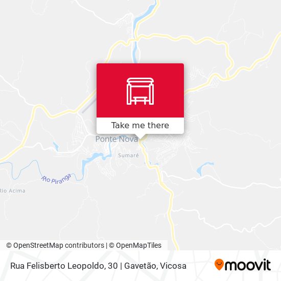 Rua Felisberto Leopoldo, 30 | Gavetão map