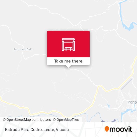Estrada Para Cedro, Leste map