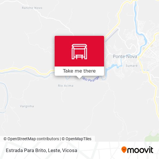 Estrada Para Brito, Leste map