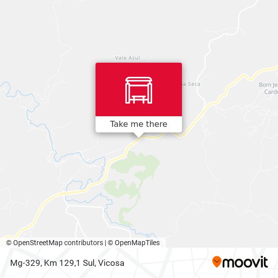 Mg-329, Km 129,1 Sul map