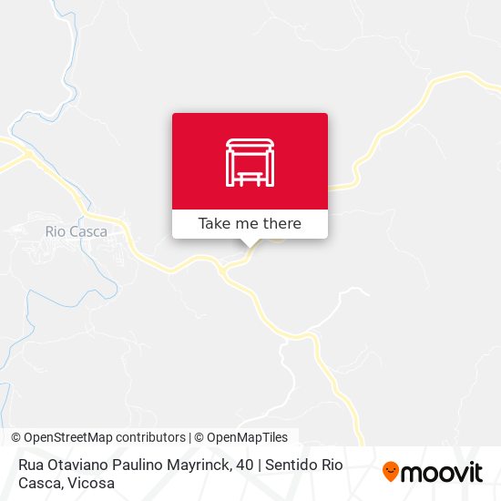 Rua Otaviano Paulino Mayrinck, 40 | Sentido Rio Casca map