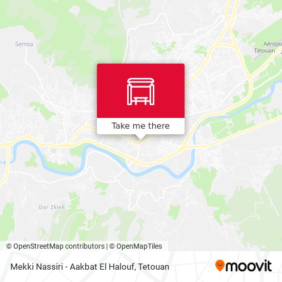 Mekki Nassiri - Aakbat El Halouf map