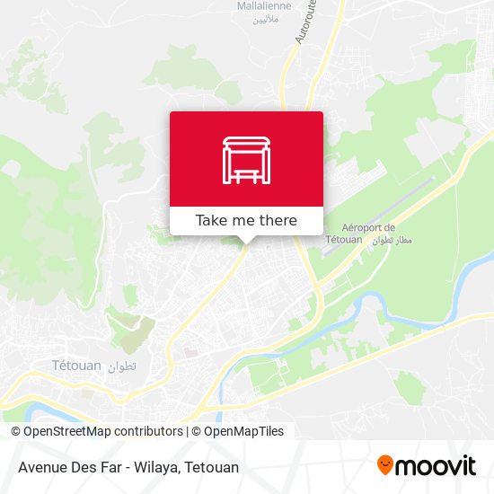 Avenue Des Far - Wilaya map