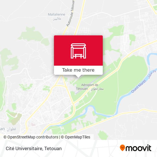 Cité Universitaire map