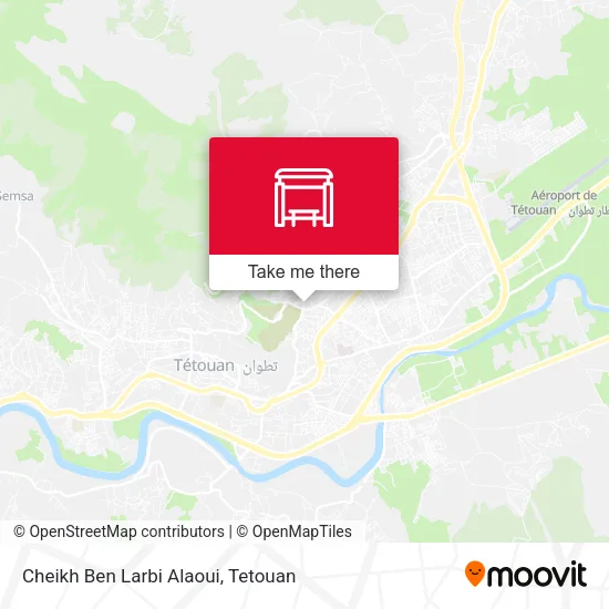 Cheikh Ben Larbi Alaoui map