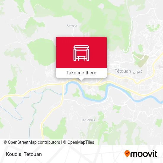 Koudia map