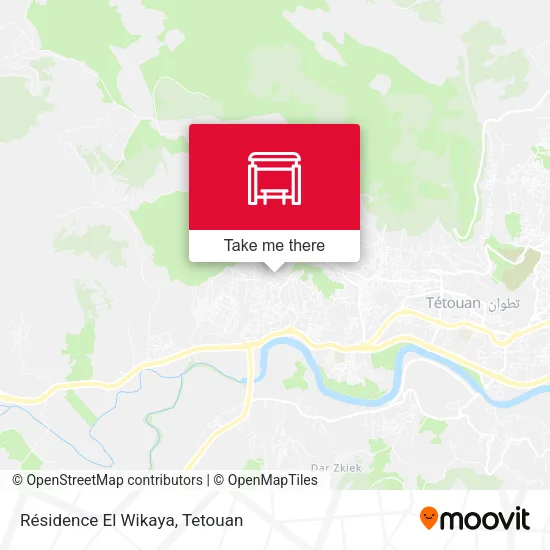 Résidence El Wikaya map