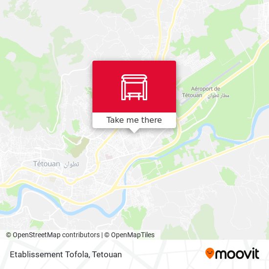 Etablissement Tofola map