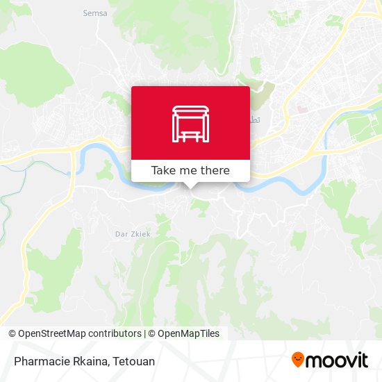 Pharmacie Rkaina map