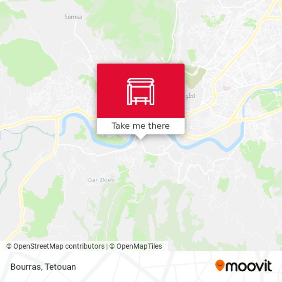 Bourras map