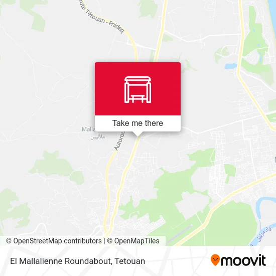 El Mallalienne Roundabout map