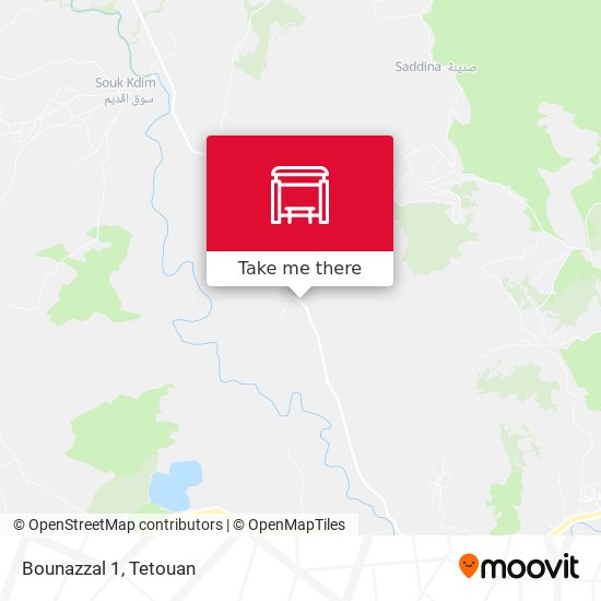 Bounazzal 1 map