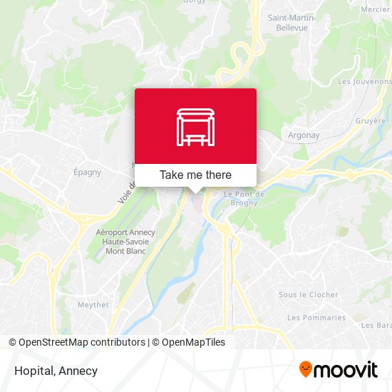 Hopital map