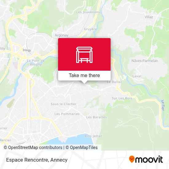 Espace Rencontre map