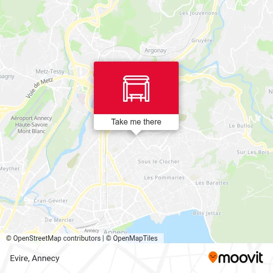 Evire map