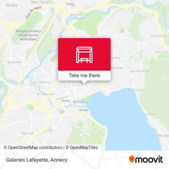 Galeries Lafayette map