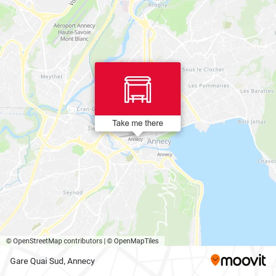 Gare Quai Sud map