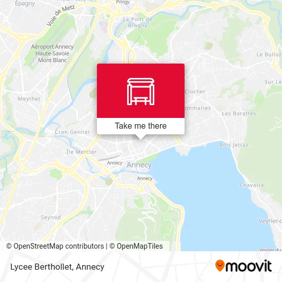 Lycee Berthollet map