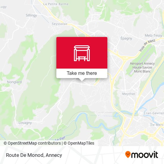 Route De Monod map