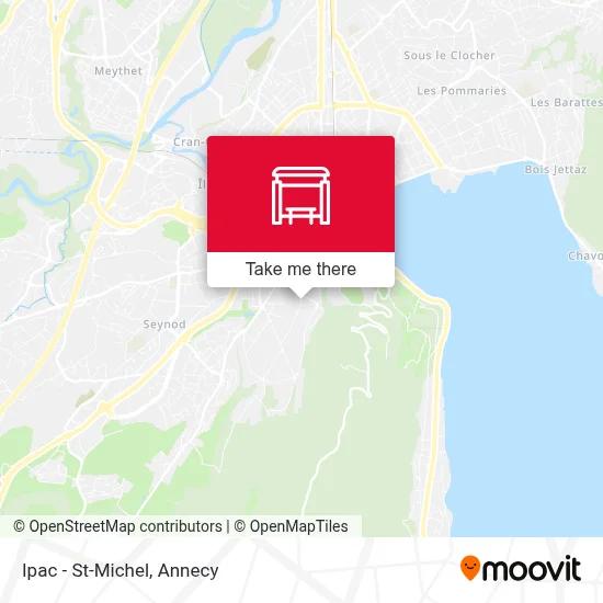 Ipac - St-Michel map